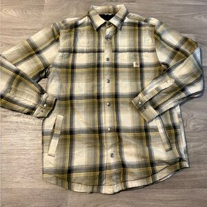 Carhartt Plaid Button-Up Jacket